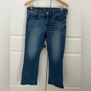 American Eagle Outfitters Women's size 12 kick boot next level stretch jeans